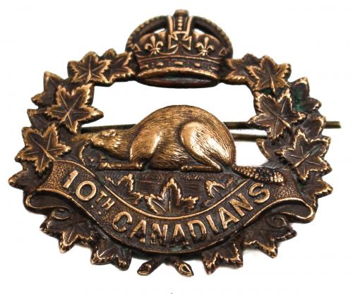 BROCHE DEL 10º BATALLÓN CANADIENSE