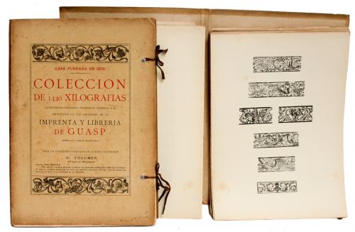TRES TOMOS DE "COLECCIÓN DE 1440 XILOGRAFIAS"