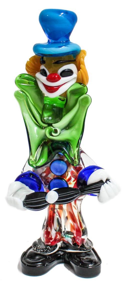 "PAYASO" EN CRISTAL DE MURANO