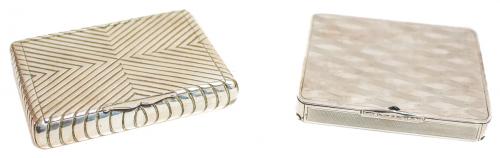 DOS PITILLERAS EN PLATA