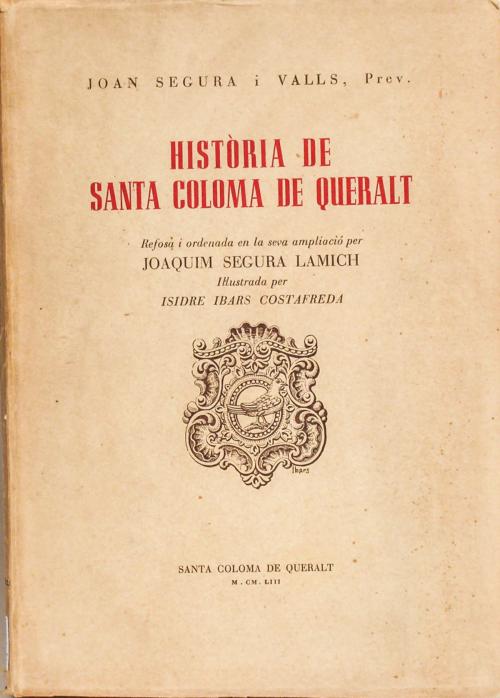 "HISTORIA DE SANTA COLOMA DE QUERALT"