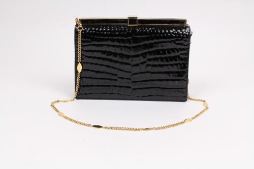 BOLSO EN PIEL DE COCODRILO