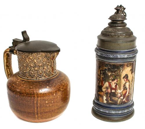 DOS JARRAS DE CERVEZA ALEMANAS