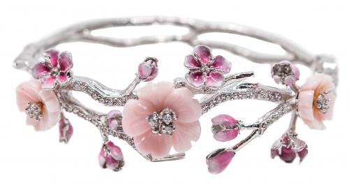 PULSERA ESCLAVA FLORAL