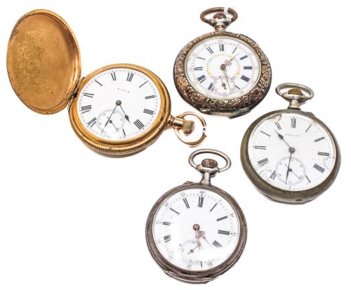 LOTE DE CUATRO RELOJES DE BOLSILLO