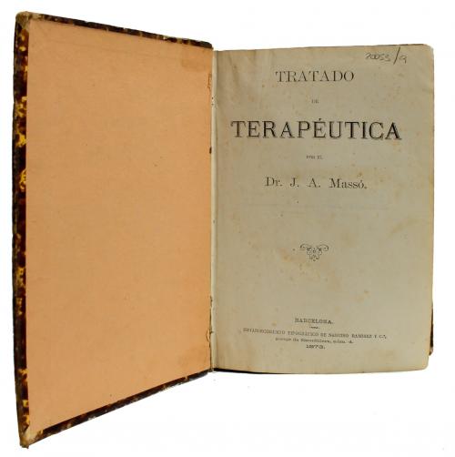 "TRATADO DE TERAPÉUTICA"