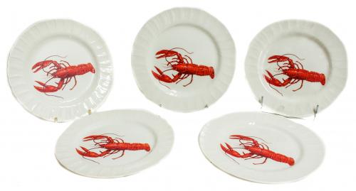 CINCO PLATOS PARA MARISCO