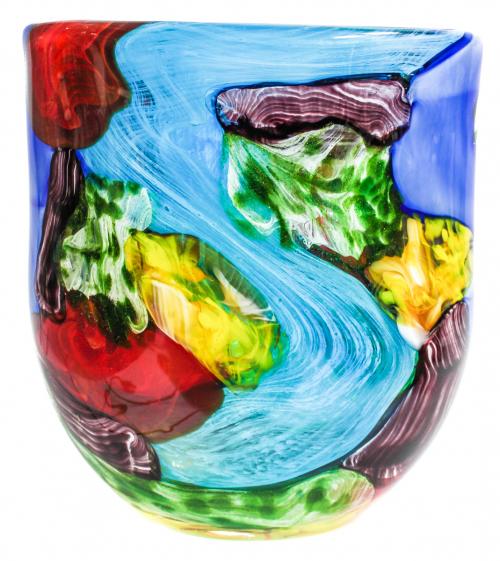 JARRÓN EN CRISTAL DE MURANO
