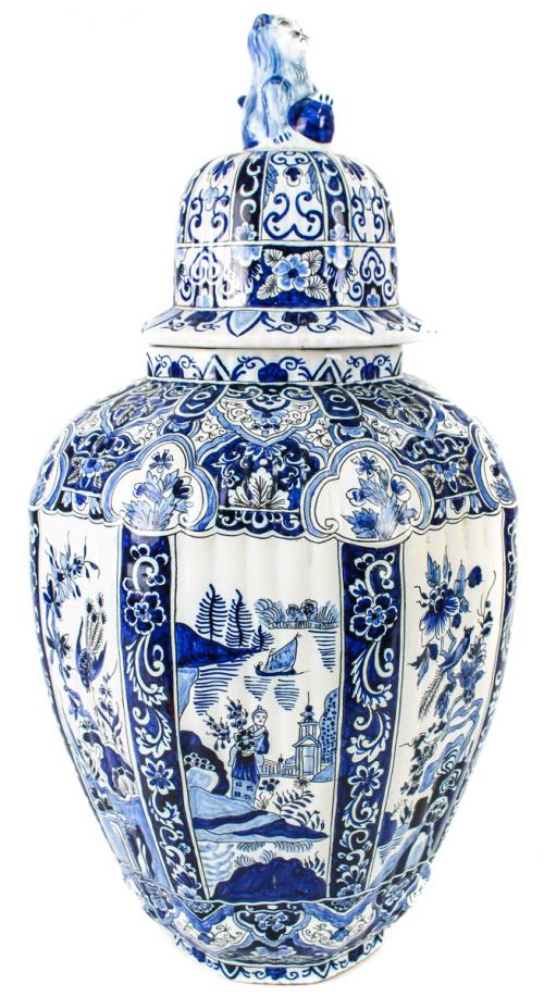 TÍBOR EN PORCELANA DE DELFT