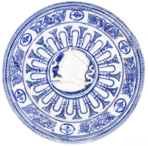 PLATO DECORATIVO EN GRES