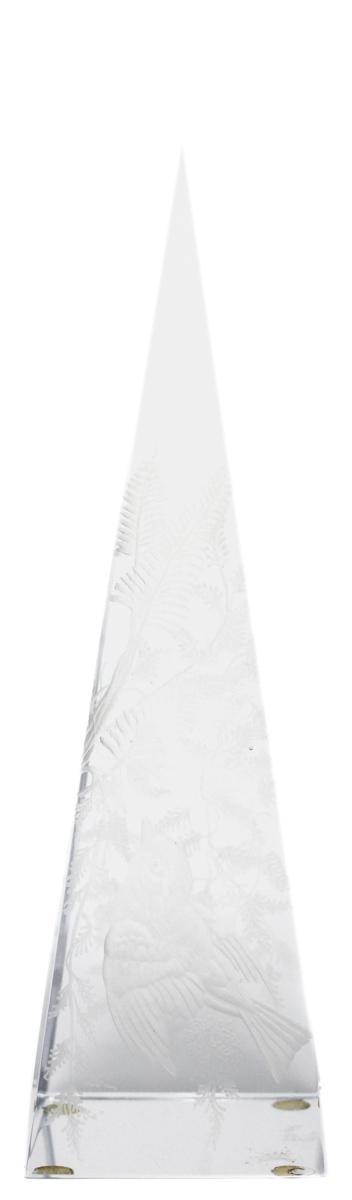 "PIRAMIDE" DECORATIVA EN CRISTAL
