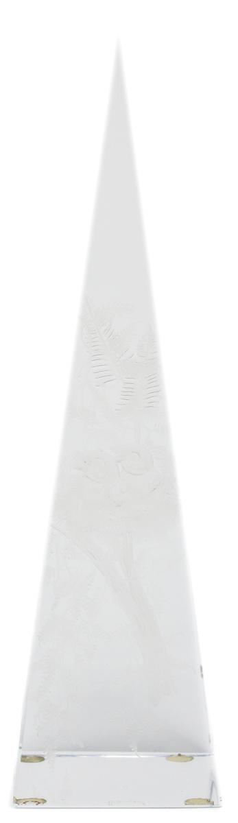 "PIRAMIDE" DECORATIVA EN CRISTAL