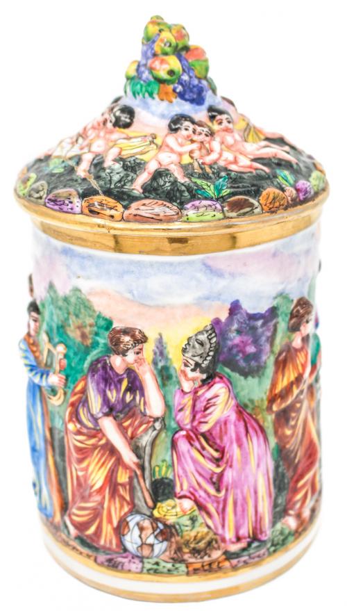 TARRO EN PORCELANA ITALIANA
