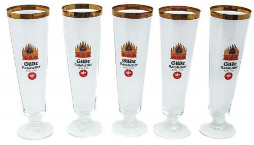 CINCO COPAS PARA CERVEZA