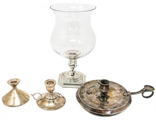 QUATRO CANDELEROS EN PLATA