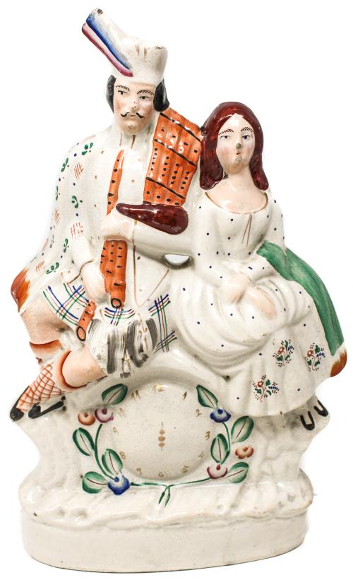 PAREJA DE ESCOCESES EN LOZA STAFFORD