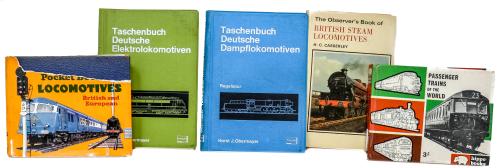 CINCO LIBROS DE BOLSILLO SOBRE TRENES