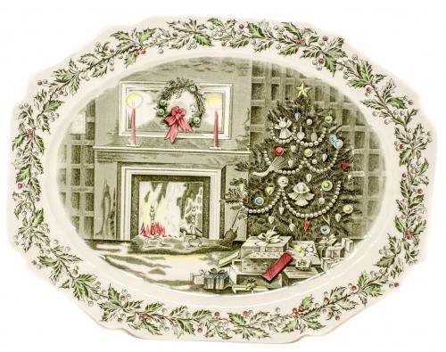 BANDEJA EN CERAMICA INGLESA