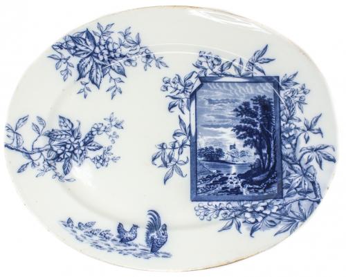 BANDEJA EN CERAMICA INGLESA