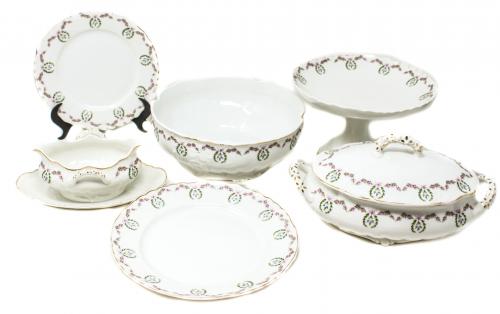 VAJILLA EN PORCELANA PARA 12 SERVICIOS