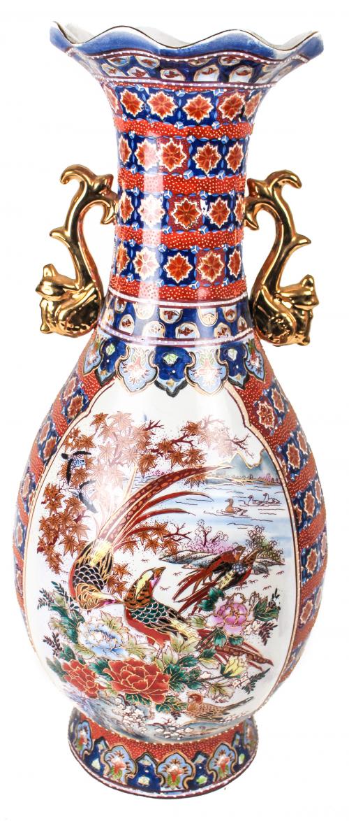 JARRÓN DE PORCELANA SATSUMA