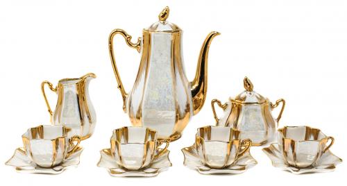 JUEGO DE CAFÉ EN PORCELANA