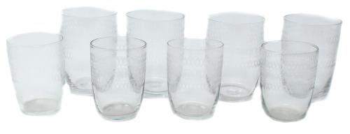 GRAN LOTE DE VASOS EN CRISTAL
