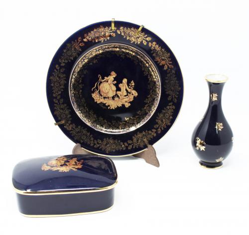 LOTE EN PORCELANA DE LIMOGES