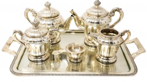 JUEGO DE CAFÉ DE PLATA
