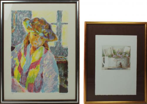 DOS OBRAS GRÁFICAS DE DISTINTOS ARTISTAS