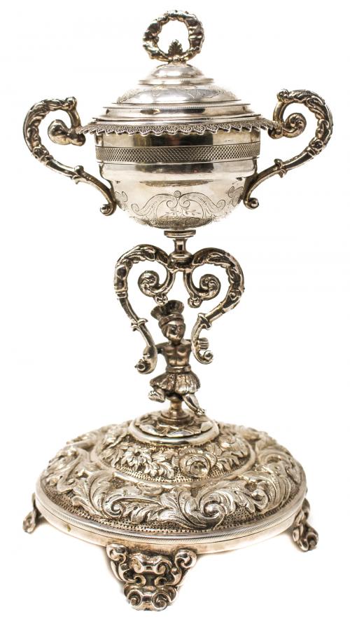 SALERO PLATA SIGLO XIX