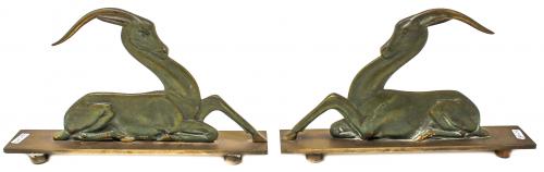 PAREJA DE FIGURAS EN BRONCE AÑOS 30