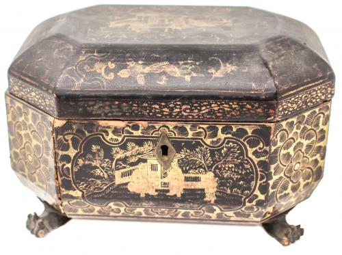 CAJITA JAPONESA EN MADERA LACADA