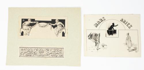 MIRÓ Y FIRMADO CON INICIALES