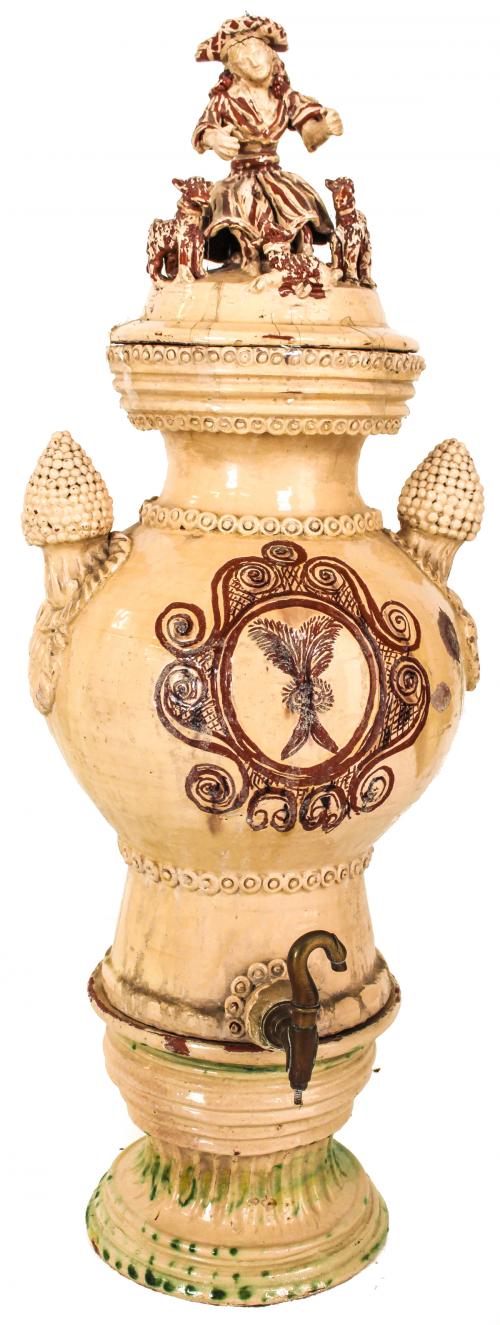 AGUAMANIL EN CERAMICA DEL S.XIX