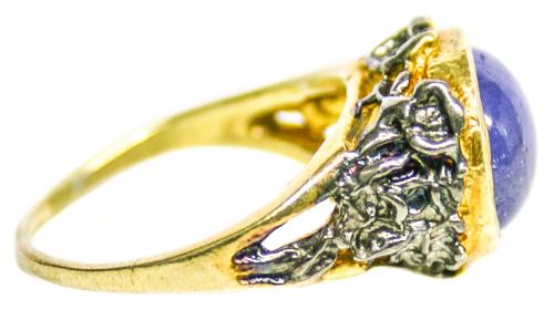 ANILLO CON TANZANITA