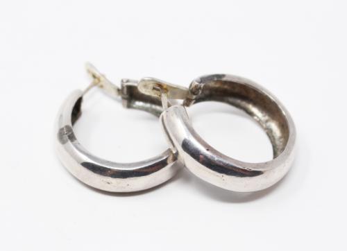 PENDIENTES ARGOLLA DE PLATA