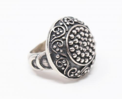 ANILLO BOMBÉ DE PLATA