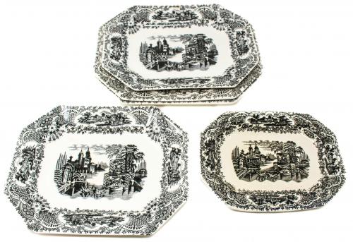CONJUNTO DE CINCO FUENTES PICKMAN