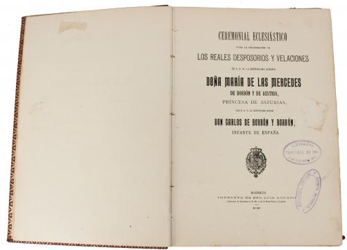 "CEREMONIAL ECLESIASTICO PARA LA CELEBRACION DE LOS REALES..