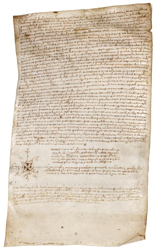 DOCUMENTO MANUSCRITO S.XVI
