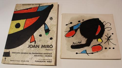 DOS CATÁLOGOS DE JOAN MIRÓ