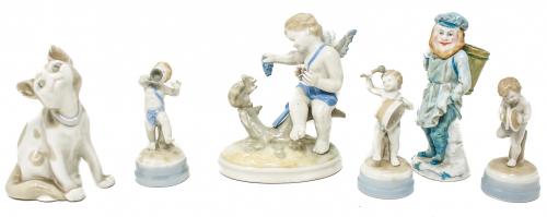 LOTE VARIADO EN PORCELANA DE MEDIADOS DEL S.XX