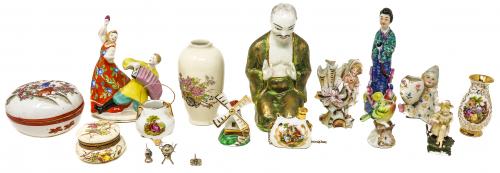 GRAN LOTE VARIADO EN PORCELANA Y CERMICA