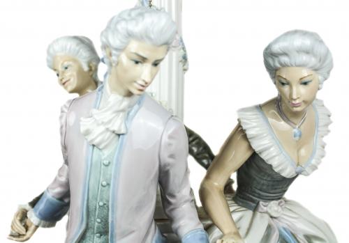 LÁMPARA DE PORCELANA LLADRÓ