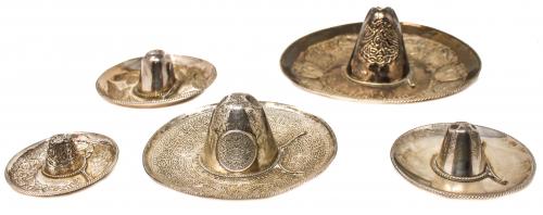 CINCO SOMBREROS MEJICANOS
