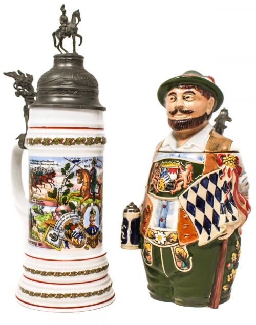 DOS JARRAS DE CERVEZA ALEMANAS