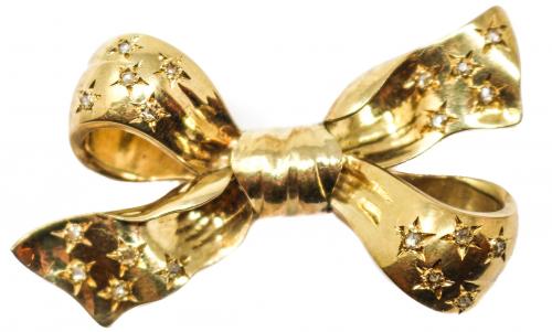 BROCHE LAZO DE LOS AÑOS 40