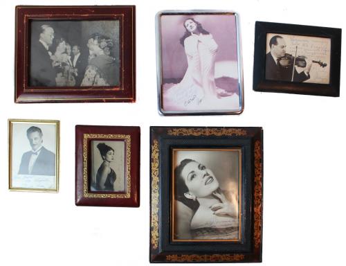 LOTE DE FOTOGRAFIAS AUTOGRAFIADAS