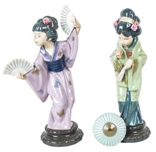 DOS FIGURAS EN PORCELANA LLADRÓ